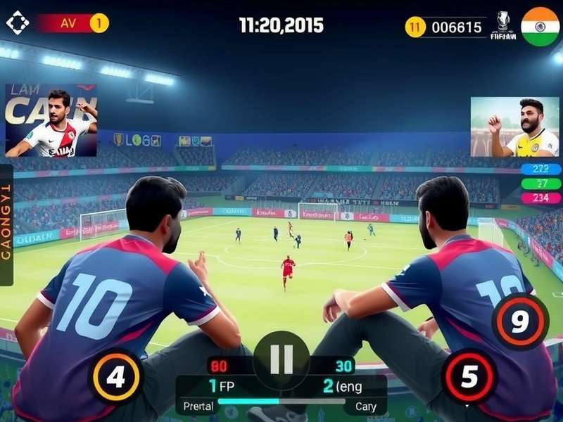 Indian players enjoying FIFA Mobile Champion League